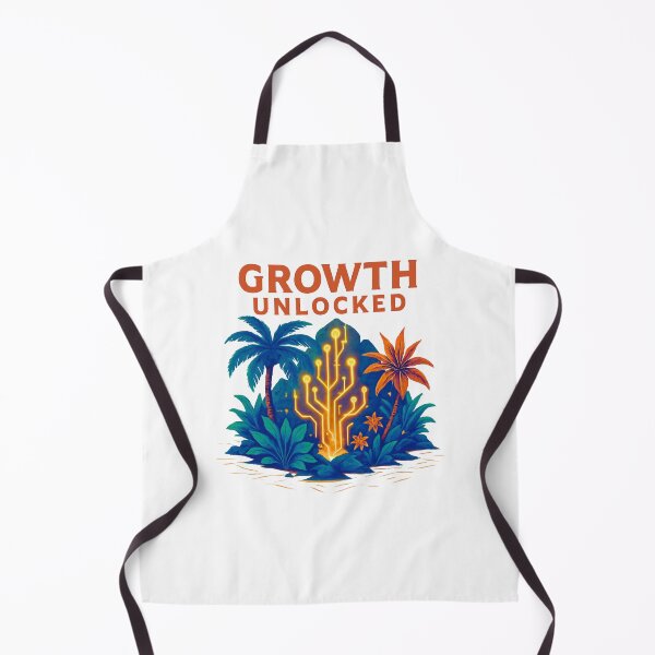 Item preview, Growth Unlocked: Oasis of Innovation Afrofuturistic Art designed and sold by Afro Renaissance Kulture.