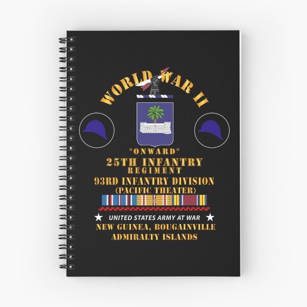 Item preview, Army - World War II - 25th Infantry, 93rd Infantry Div w Onward - DUI w PACSVC designed and sold by Military Insignia Products.