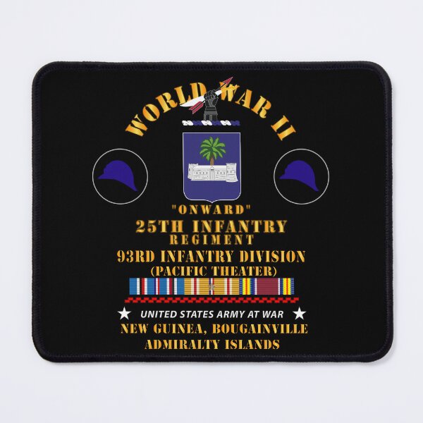 Item preview, Army - World War II - 25th Infantry, 93rd Infantry Div w Onward - DUI w PACSVC designed and sold by Military Insignia Products.