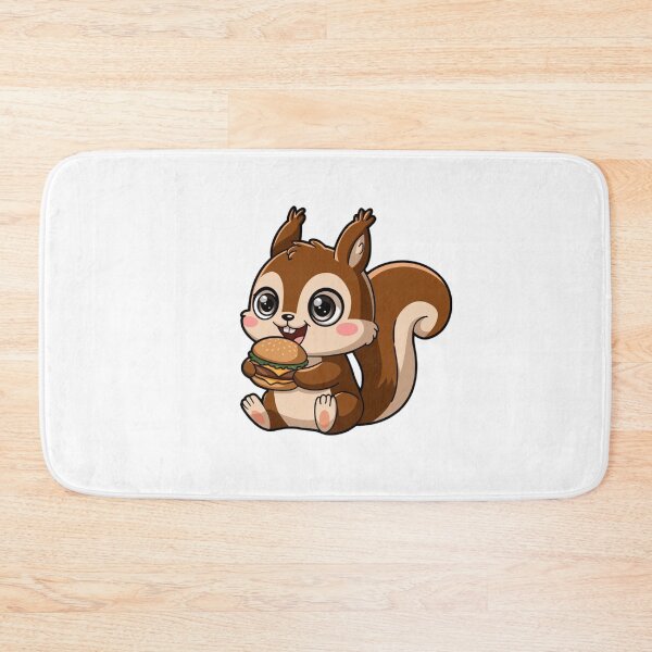 Item preview, squirrel eating burger designed and sold by Eternalski.