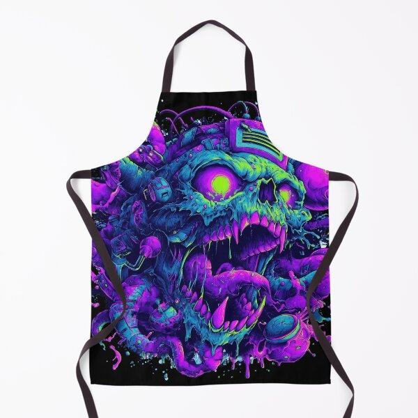 Item preview, Cyber Skull Futuristic Tech Design - Neon Cyber Gothic designed and sold by Gaviani Design Studio.