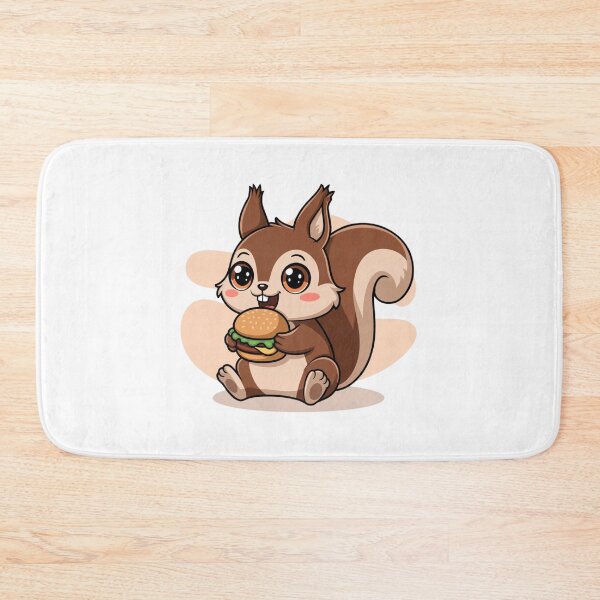 Item preview, squirrel eating burger designed and sold by Eternalski.