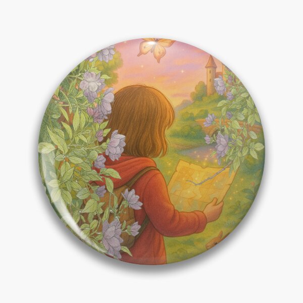 Item preview, Cover "The Adventures of Joy and Her Magical World Map" designed and sold by Gina_BreWe.