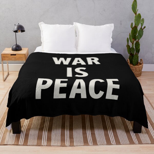 Item preview, War Is Peace – Orwell Quote Design (1984 Propaganda Commentary) designed and sold by Boogosh.