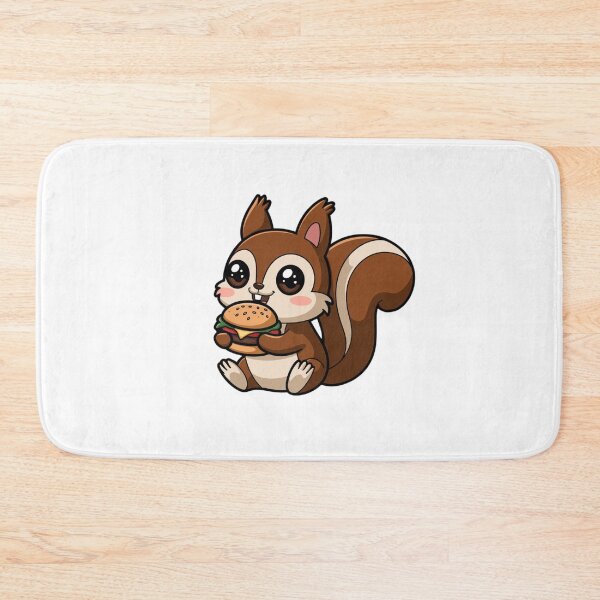Item preview, squirrel eating burger designed and sold by Eternalski.