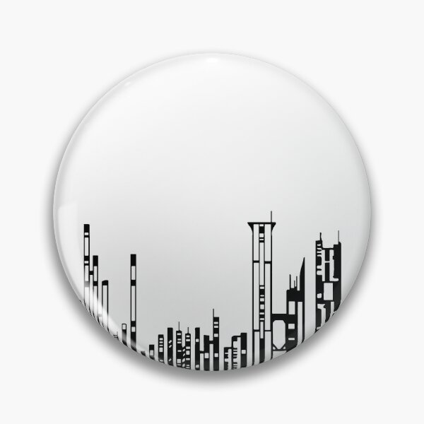 Item preview, Paysage Urbain 7 (simple, noir et blanc, minimaliste) designed and sold by EBFCDesigns.