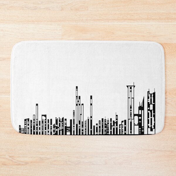 Item preview, Paysage Urbain 7 (simple, noir et blanc, minimaliste) designed and sold by EBFCDesigns.