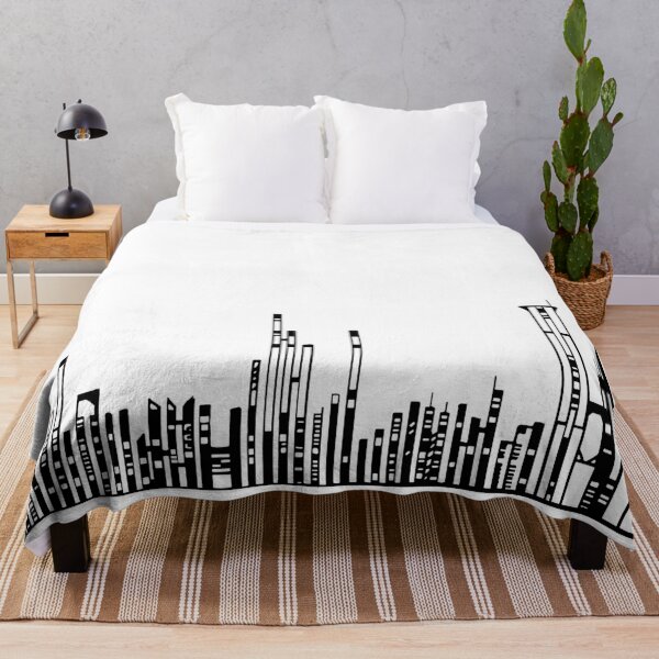 Item preview, Paysage Urbain 7 (simple, noir et blanc, minimaliste) designed and sold by EBFCDesigns.