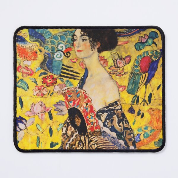 Item preview, Lady with a Fan – Gustav Klimt’s Final Masterpiece (1917) designed and sold by EmeraldeaArt.