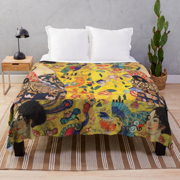 Item preview, Lady with a Fan – Gustav Klimt’s Final Masterpiece (1917) designed and sold by EmeraldeaArt.