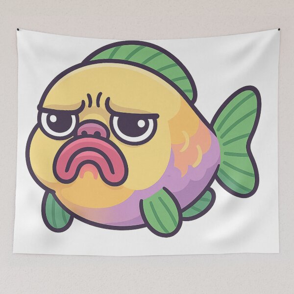 Item preview, Parrot Fish Meme - Funny designed and sold by DamioPolArt.
