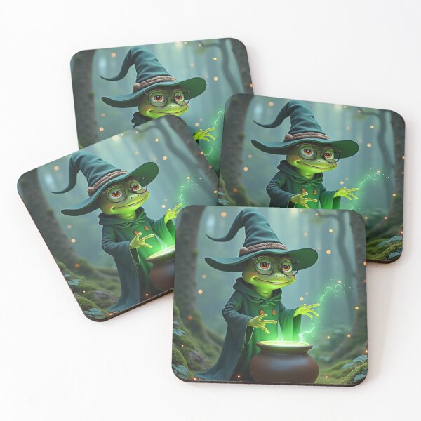 Item preview, Spellcasting Frog – Magical Toad Art designed and sold by Valora and Fern.