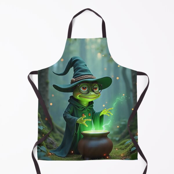 Item preview, Spellcasting Frog – Magical Toad Art designed and sold by Valora and Fern.