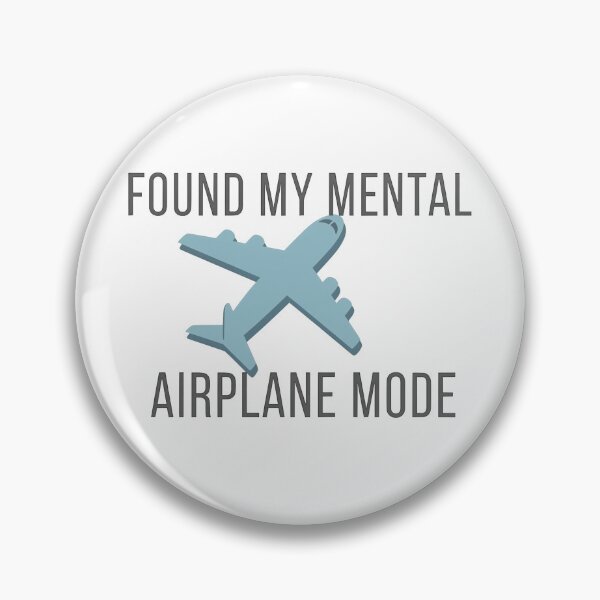 Item preview, Mental airplane mode designed and sold by PigeonVerse.