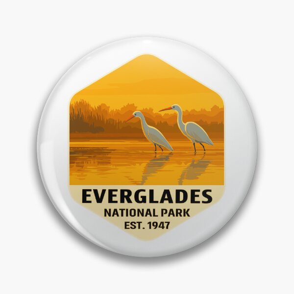Item preview, Everglades National Park Retro Swamp Wildlife Sticker designed and sold by Ismeal Von.