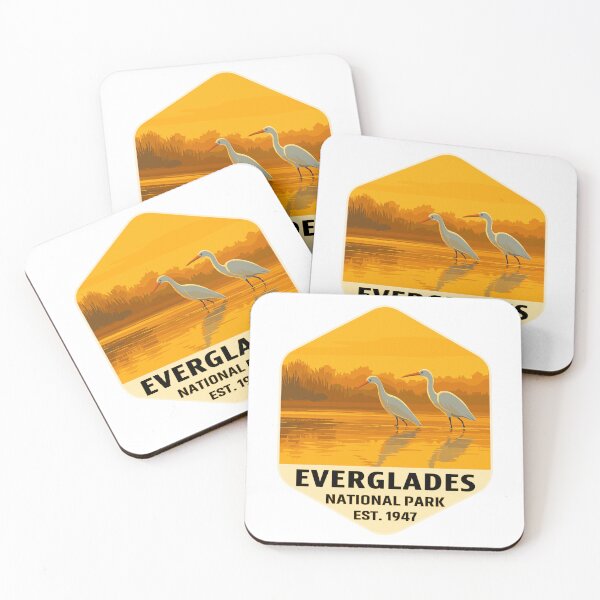 Item preview, Everglades National Park Retro Swamp Wildlife Sticker designed and sold by Ismeal Von.