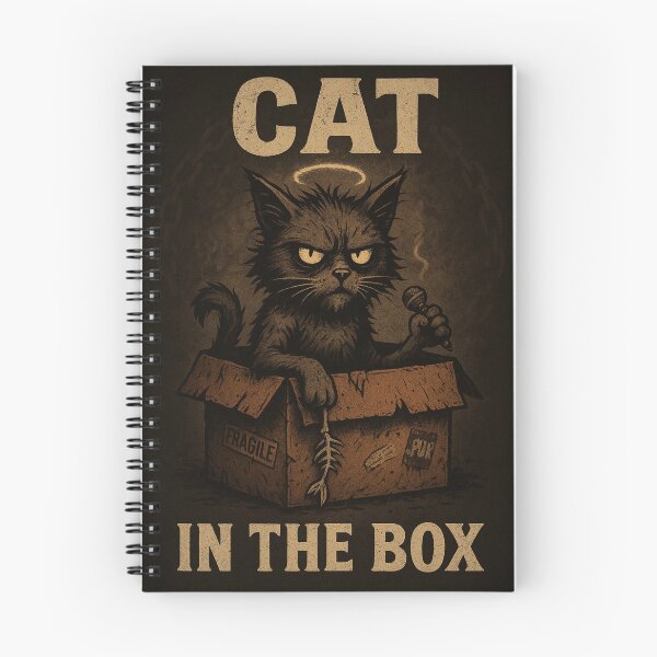 Item preview, Gato en caja designed and sold by CL7-Graphics.