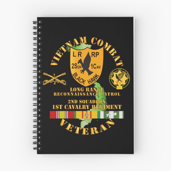 Item preview, Army - Vietnam Combat Veteran - 2nd Squadron, 1st Cav Regt  LRRP - Black Hawk w VN SVC designed and sold by Military Insignia Products.