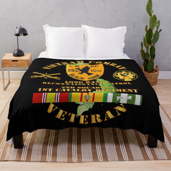 Item preview, Army - Vietnam Combat Veteran - 2nd Squadron, 1st Cav Regt  LRRP - Black Hawk w VN SVC designed and sold by Military Insignia Products.