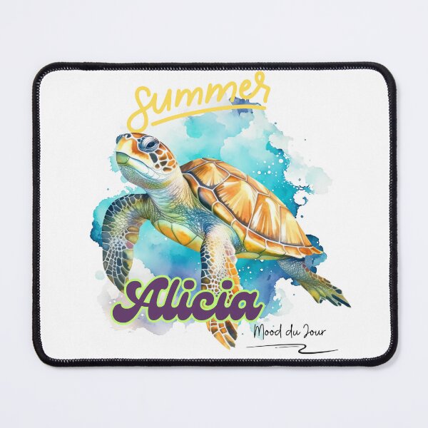 Item preview, Summer Alicia – Tropical Turtle designed and sold by mooddujour.