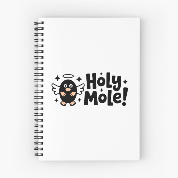 Item preview, Holy Mole! Cute Angel Mole Pun designed and sold by PMCreative.