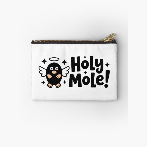Item preview, Holy Mole! Cute Angel Mole Pun designed and sold by PMCreative.
