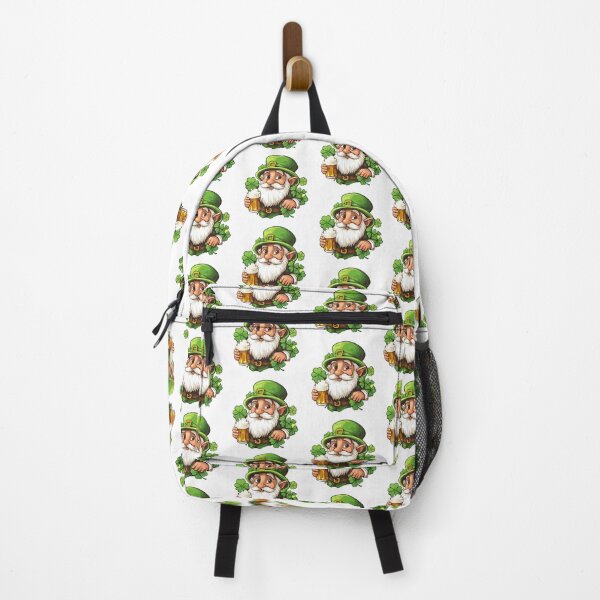 Item preview, Funny Leprechaun with Beer and Shamrocks designed and sold by Mariana Shymkovych.