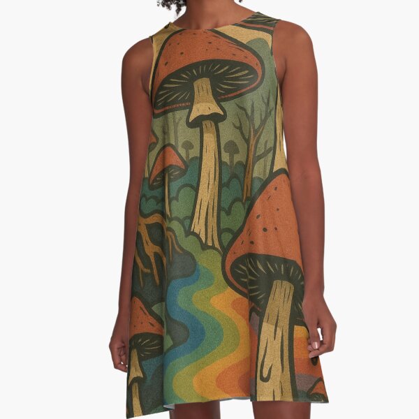 Item preview, Trippy Mushroom Forest designed and sold by ASAPNATTY.