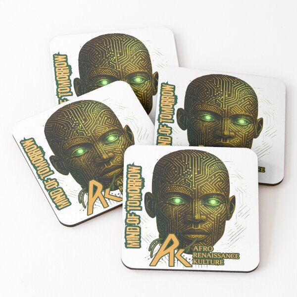 Item preview, Mind of Tomorrow: Afrofuturistic Digital Griot Head designed and sold by Afro Renaissance Kulture.