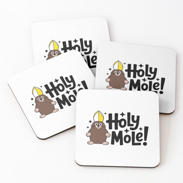 Item preview, Holy Mole! Cute Pope Mole Pun designed and sold by PMCreative.