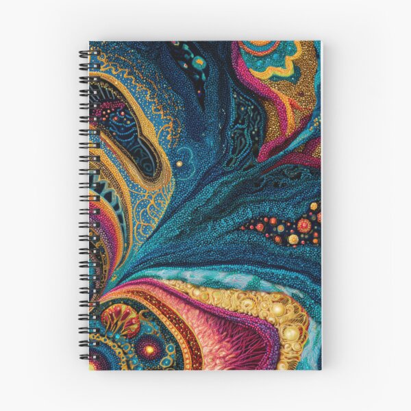Item preview, Aboriginal Inspired Dot Art - Abstract Sea ​​Splendor designed and sold by GrinGalore.