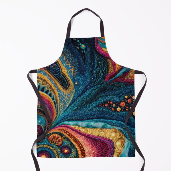 Item preview, Aboriginal Inspired Dot Art - Abstract Sea Splendor designed and sold by GrinGalore.