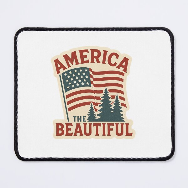 Item preview, The Beautiful – Vintage Patriotic Sticker designed and sold by giooarts.