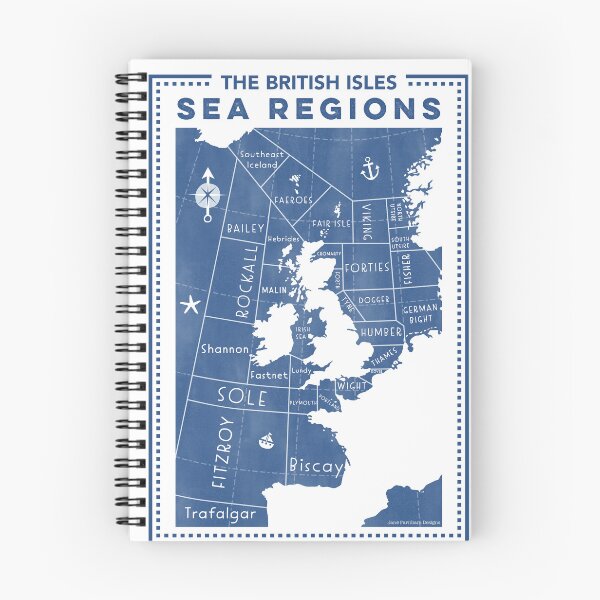 Artikelvorschau, Schifffahrtsprognose für die Britischen Inseln entworfen und verkauft von Jane Farnham.