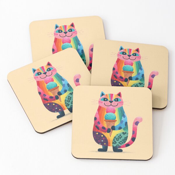 Item preview, Cat with Ice Cream designed and sold by AImazeD.