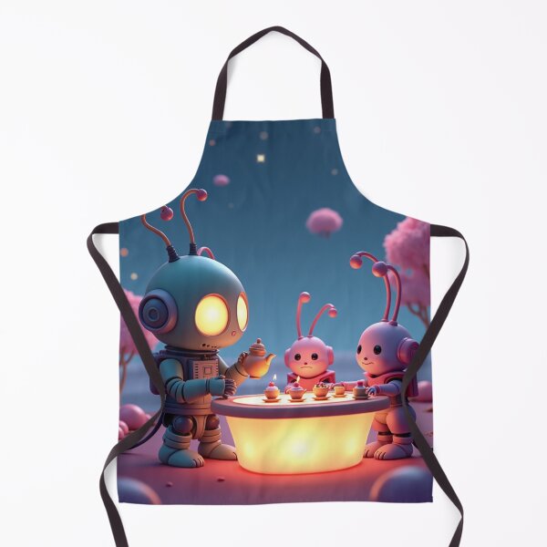 Item preview, Robot Tea Party With Aliens designed and sold by Valora and Fern.