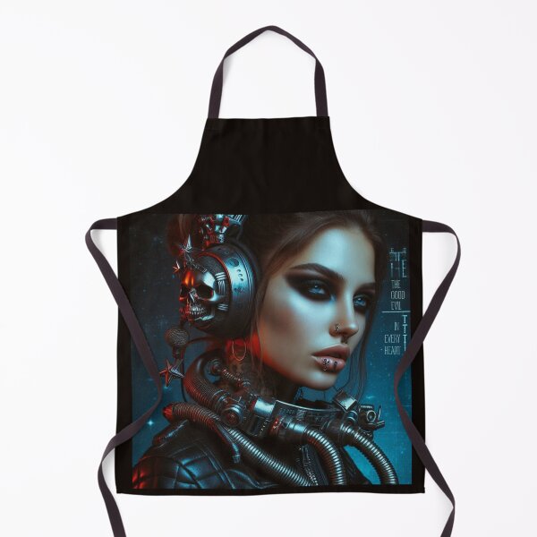 Item preview, Cyberpunk Lady Skull Headphones designed and sold by Voodoo Store Paranormal Collections.