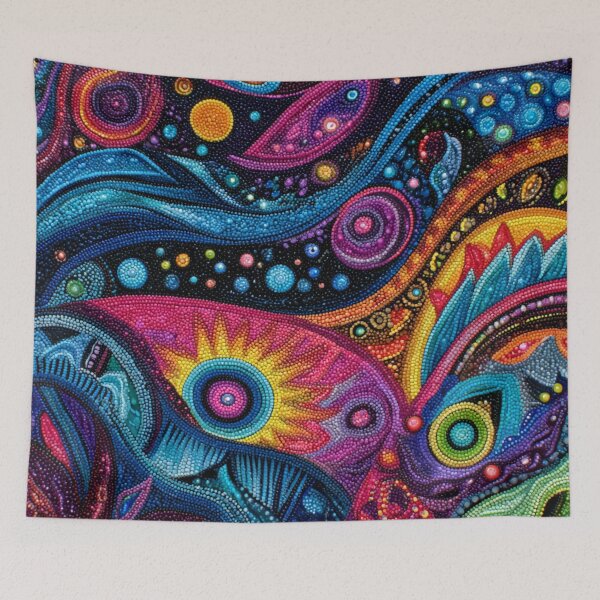 Item preview, Aboriginal Inspired Dot Art - Intricate Dreams designed and sold by GrinGalore.