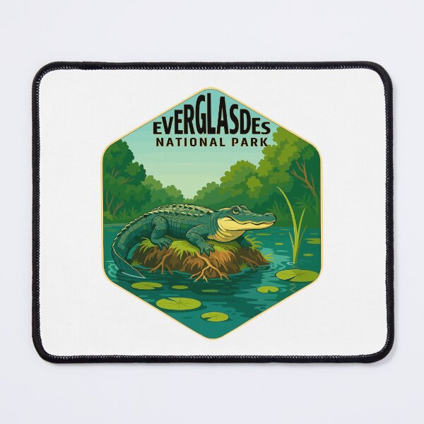Item preview, Everglades National Park Retro Swamp Wildlife Sticker designed and sold by Ismeal Von.