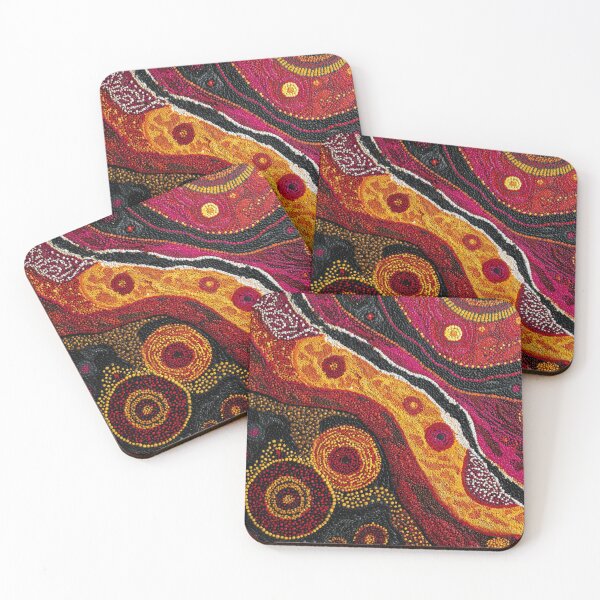 Item preview, Aboriginal Inspired Dot Art - Pillars of The Earth designed and sold by GrinGalore.