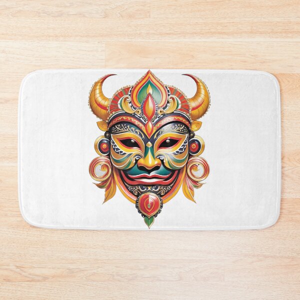 Item preview, Raksha Demon Mask Art – Tribal Sri Lanka Heritage Tee designed and sold by nuwinnk.