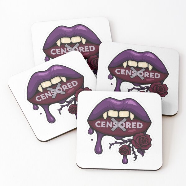 Item preview, I goth glam censor sticker  designed and sold by Velvet Vex.