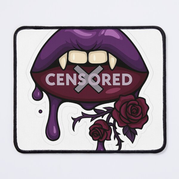 Item preview, I goth glam censor sticker  designed and sold by Velvet Vex.