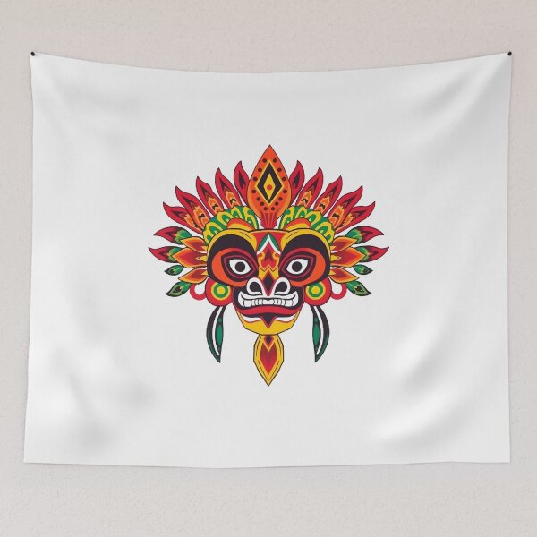 Item preview, Sri Lankan Raksha Mask – Cultural Demon Art designed and sold by nuwinnk.