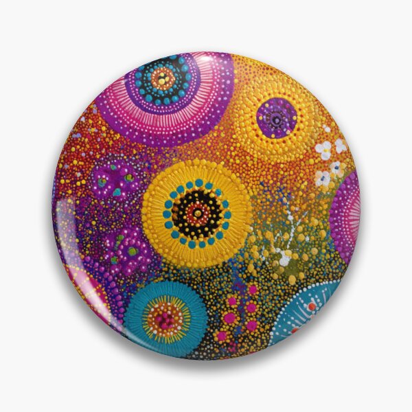 Item preview, Aboriginal Inspired Dot Art - Summer Time designed and sold by GrinGalore.