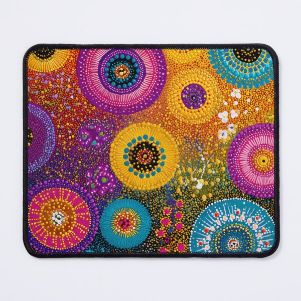 Item preview, Aboriginal Inspired Dot Art - Summer Time designed and sold by GrinGalore.