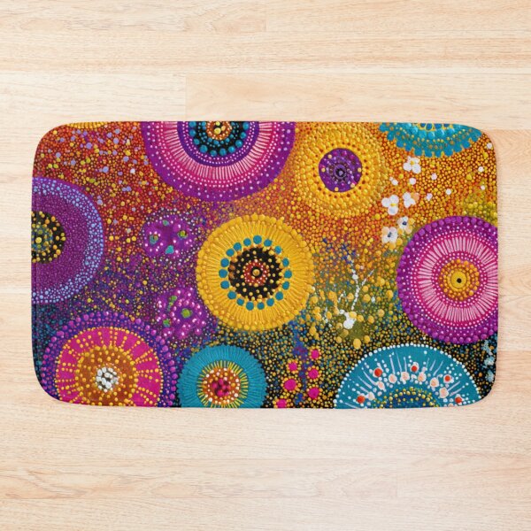 Item preview, Aboriginal Inspired Dot Art - Summer Time designed and sold by GrinGalore.
