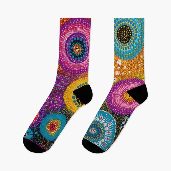 Item preview, Aboriginal Inspired Dot Art - Summer Time designed and sold by GrinGalore.