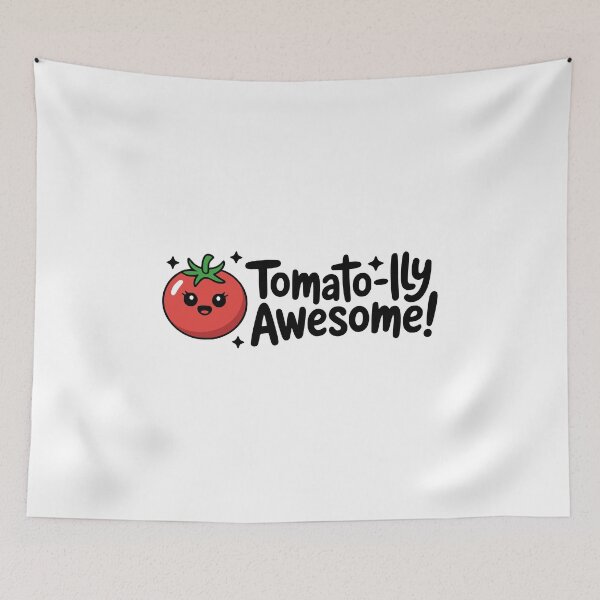 Item preview, Tomato-lly Awesome! Cute Tomato Pun designed and sold by PMCreative.