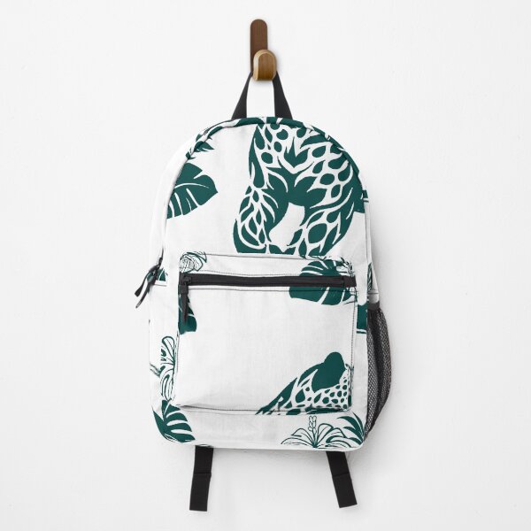 Item preview, Tropical Leopard Seamless Pattern, Dark Green Botanical Wildlife Print designed and sold by Dailyprintstyle.